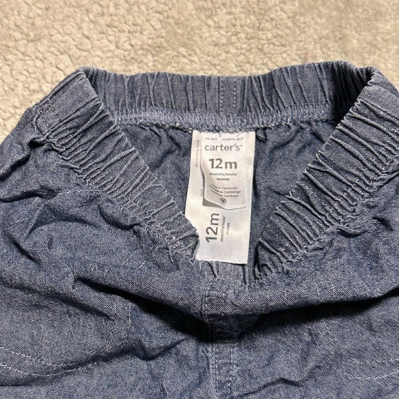 Boys’ Nike Red Tee and Soft Denim Shorts Set - Picture 5 of 5